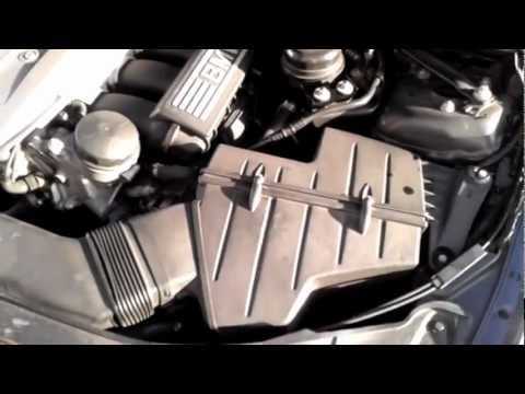 Как заменить воздушный фильтр двигателя на BMW 330