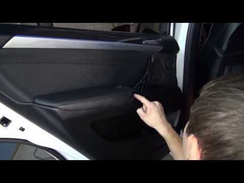 Как снять обшивку двери на BMW X5