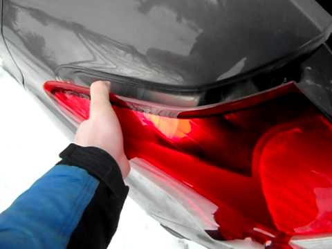 Как снять заднюю фару на Ford Focus 3