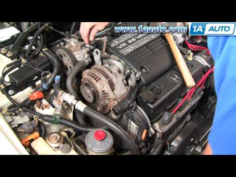 Как снять генератор на Honda Accord V6 95-97