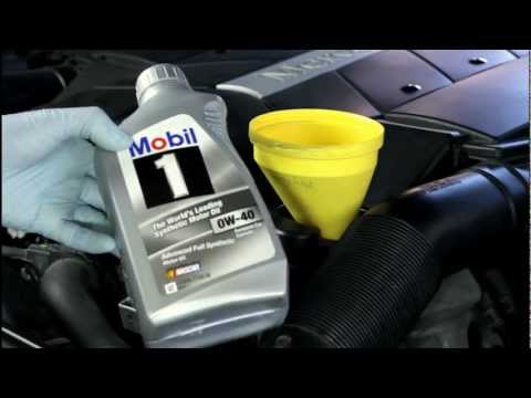 Как заменить масло в двигателе и масленый фильтр на Mercedes S500