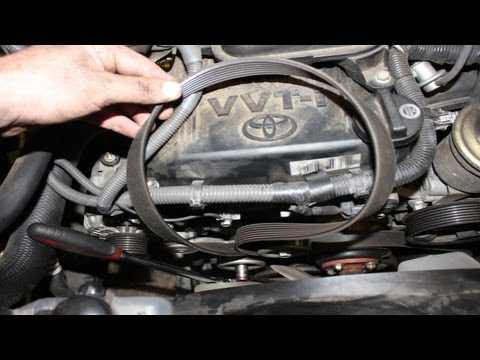 Как заменить приводной ремень на Toyota Tacoma 05-12